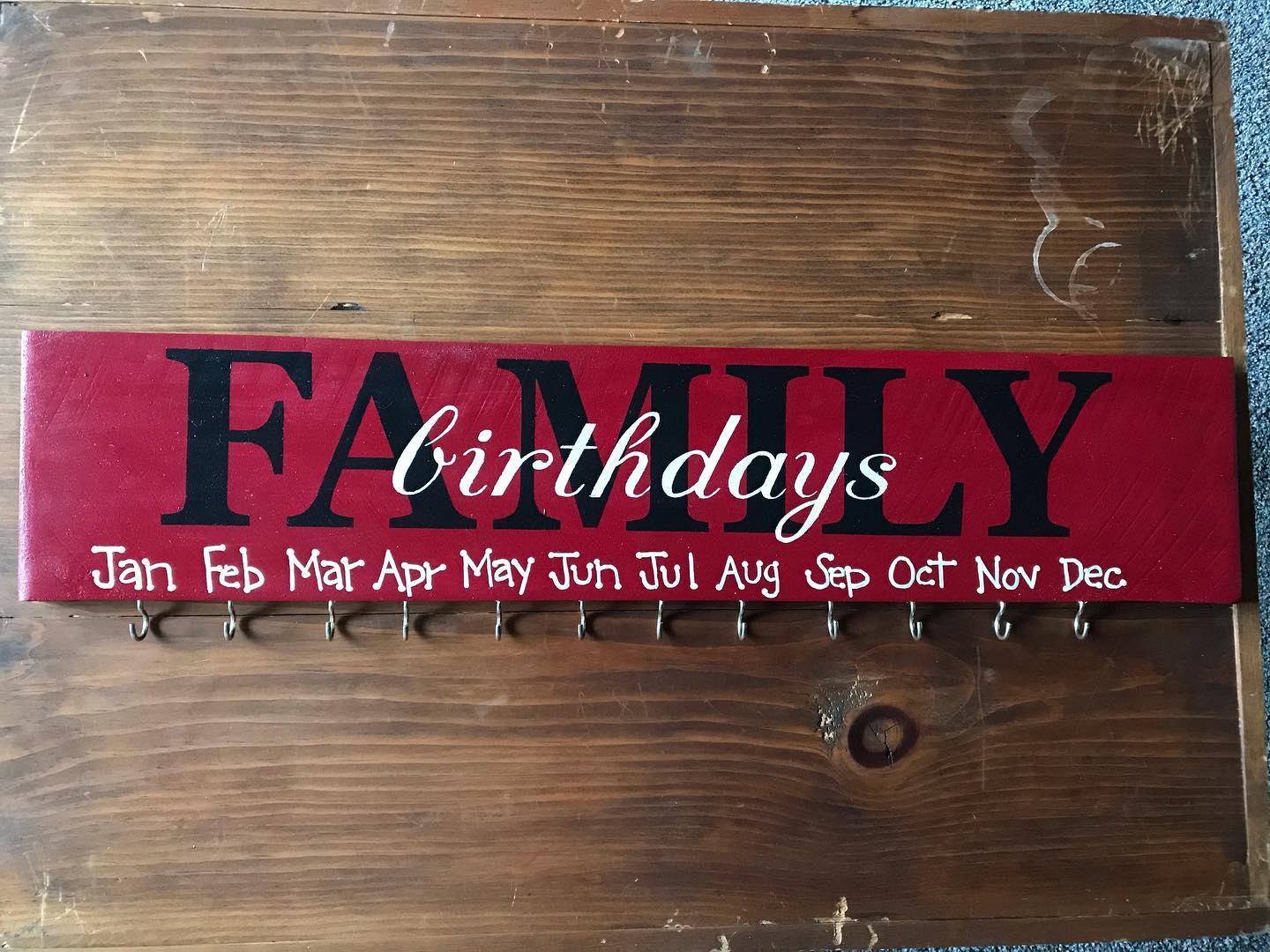 Wood Family Sign