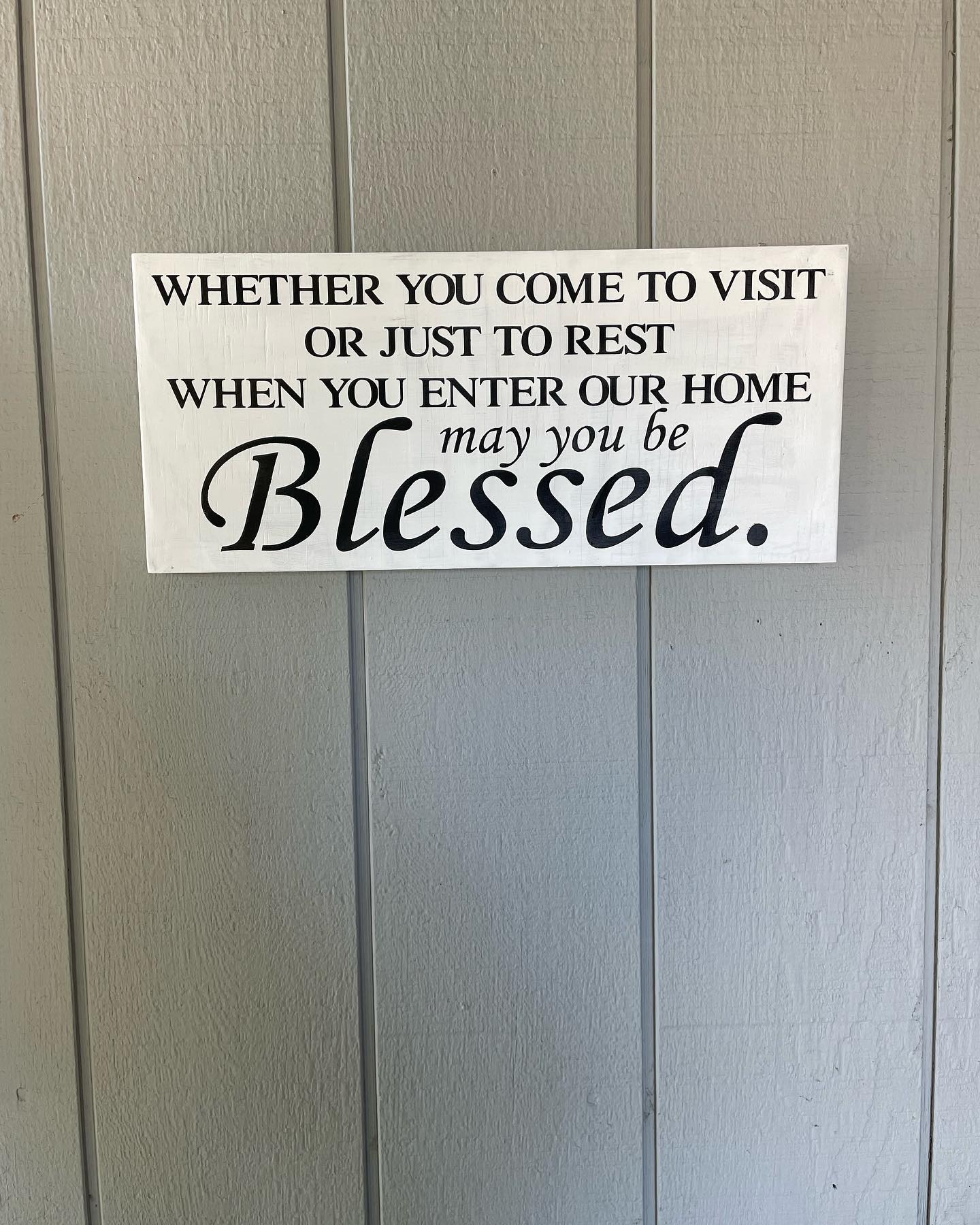 Inspirational Wood Home Decor Sign